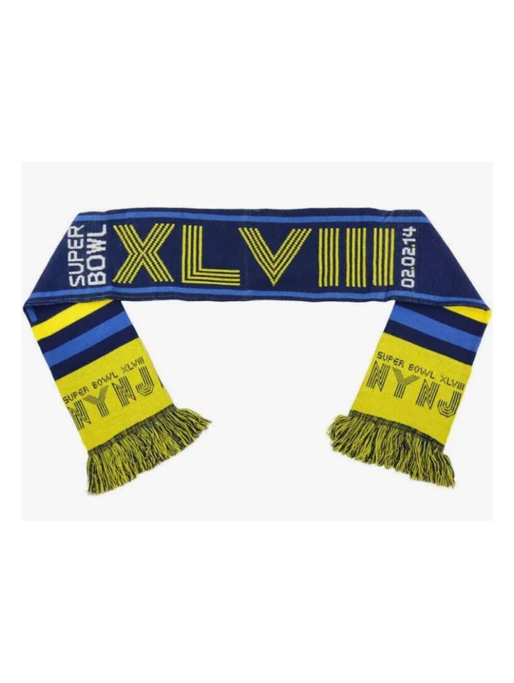 Forever Collectibles Super Bowl XLVIII Scarf Broncos Vs Seahawks